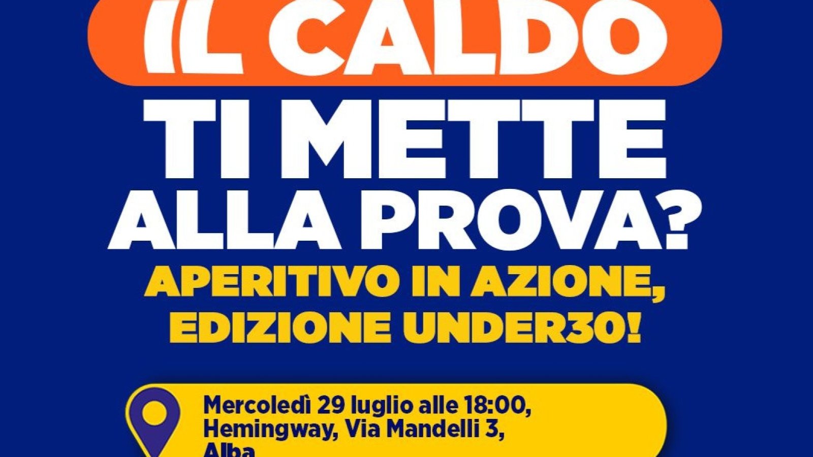 Aperitivo U30 ad Alba